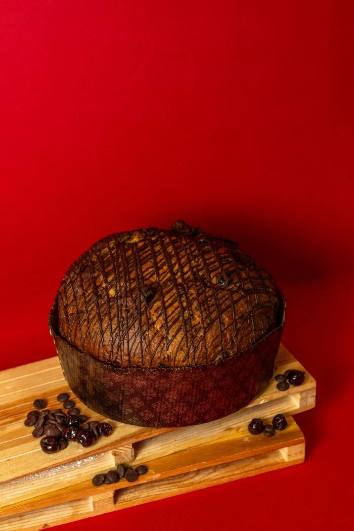 Panettone Amarena e cioccolato artigianale Casa Priolo
