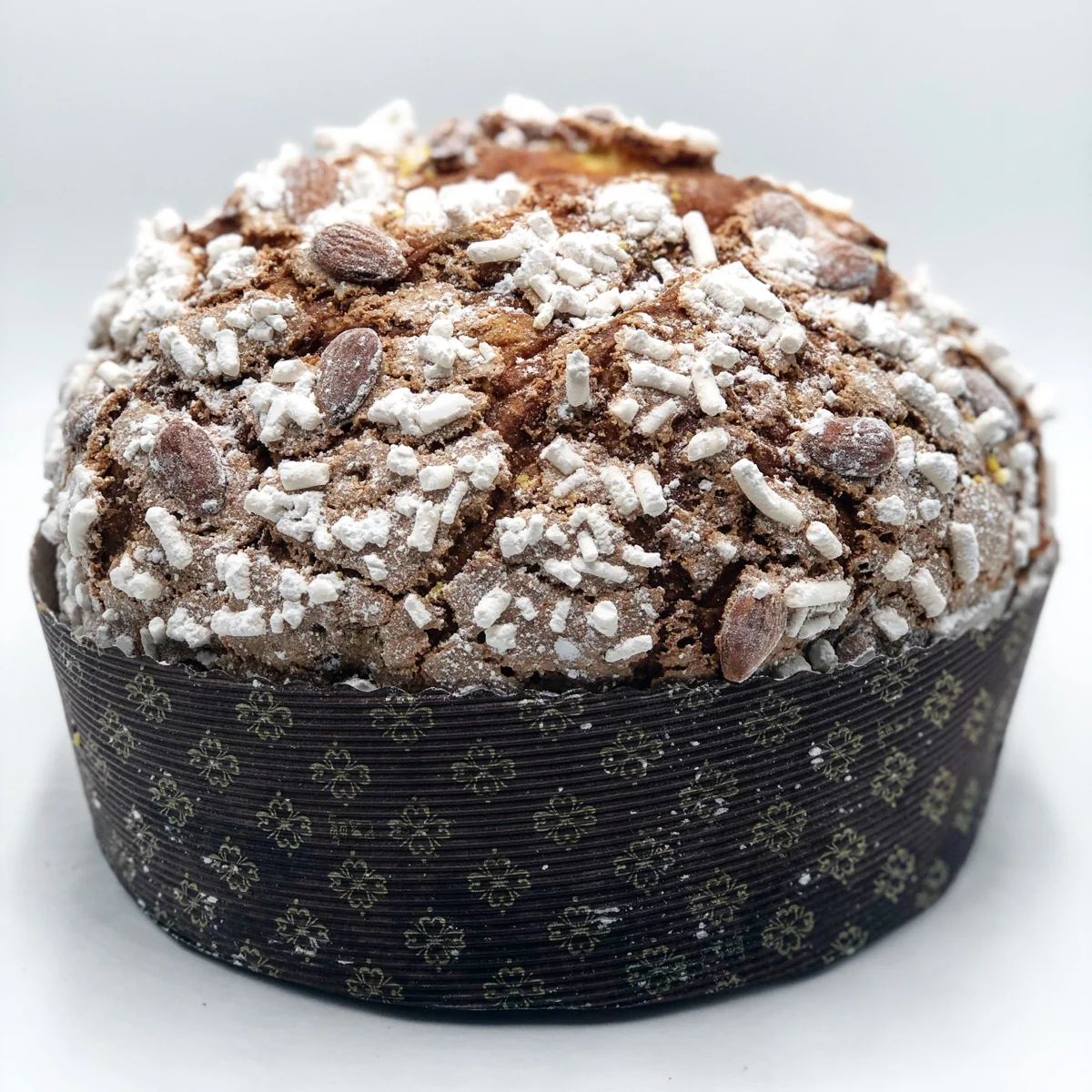 Panettone Palla di neve Casa Priolo con glassa alle mandorle
