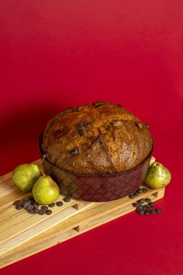 Panettone Peraciok Casa Priolo con pere e cioccolato
